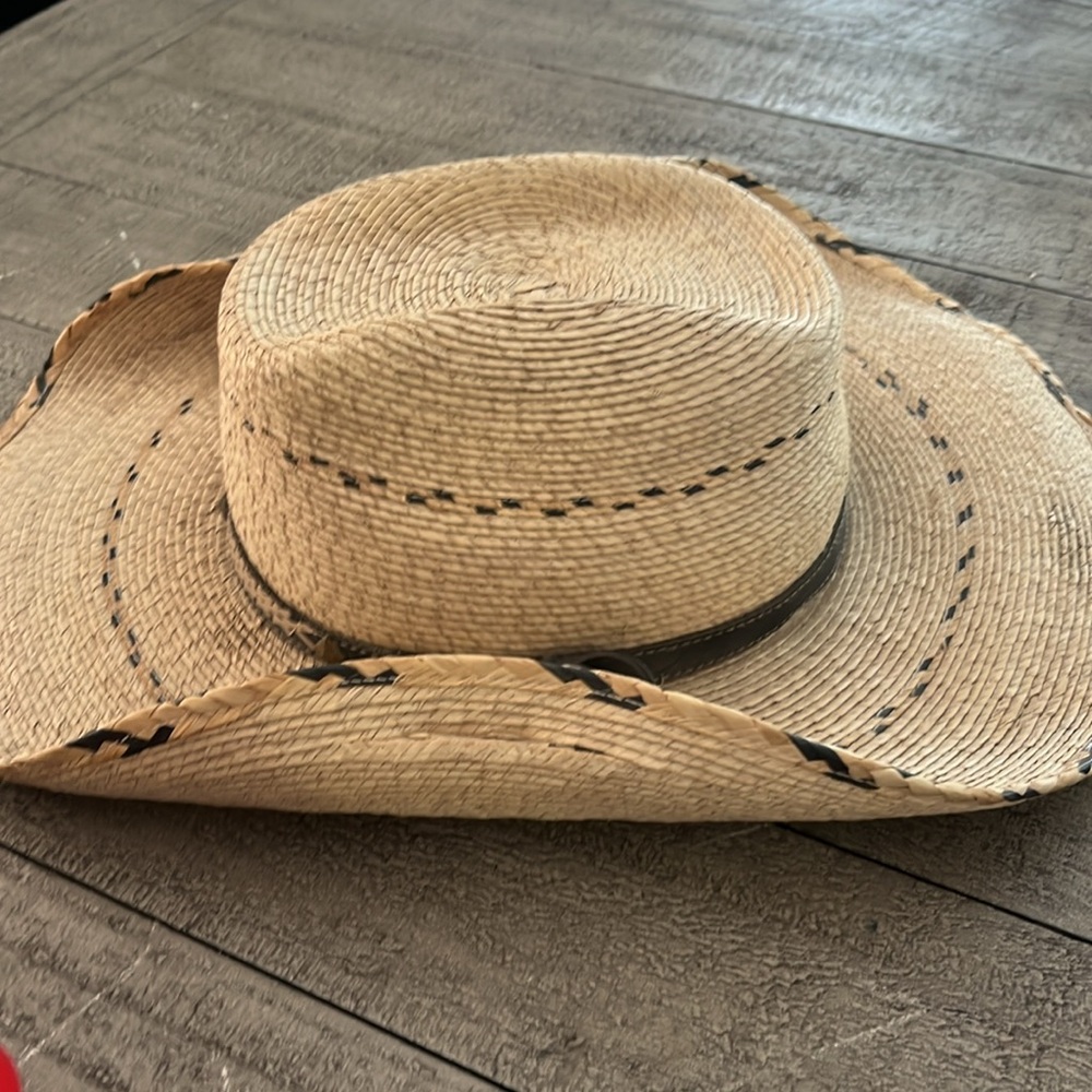 Straw Cowboy Hat - Picture 2 of 5